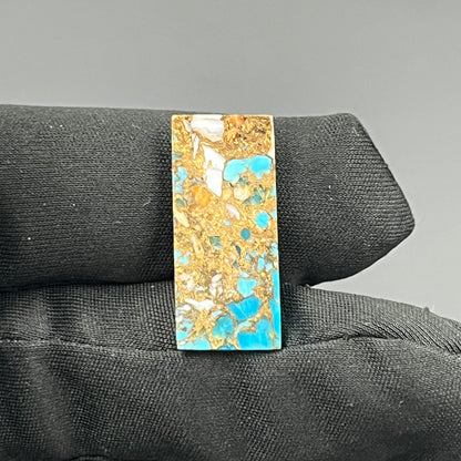 Kingman Spiny Oyster Turquoise - Loose Cab - Baguette
