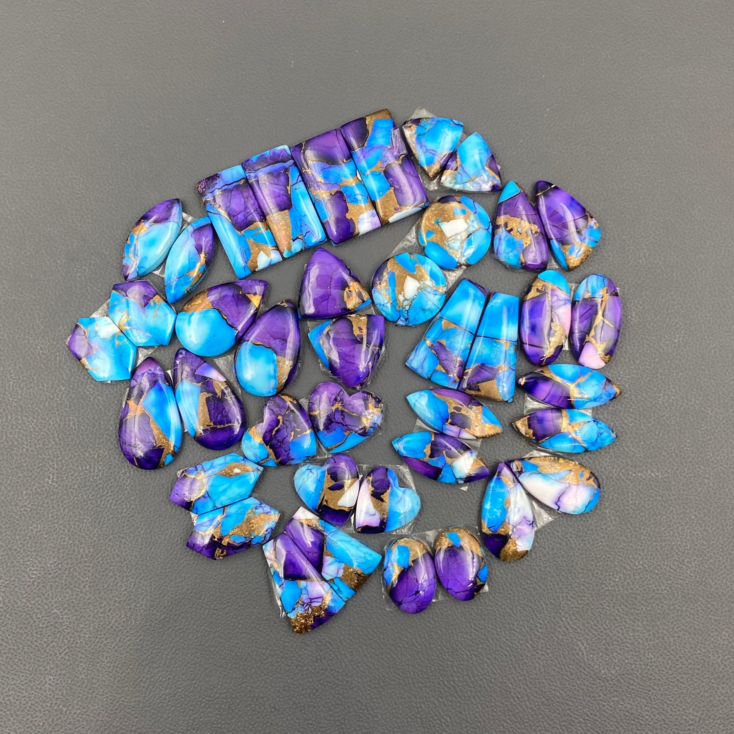 Kingman Purple Rose Dahlia - Matching  Pairs - Wholesale Lot - 20 Pair