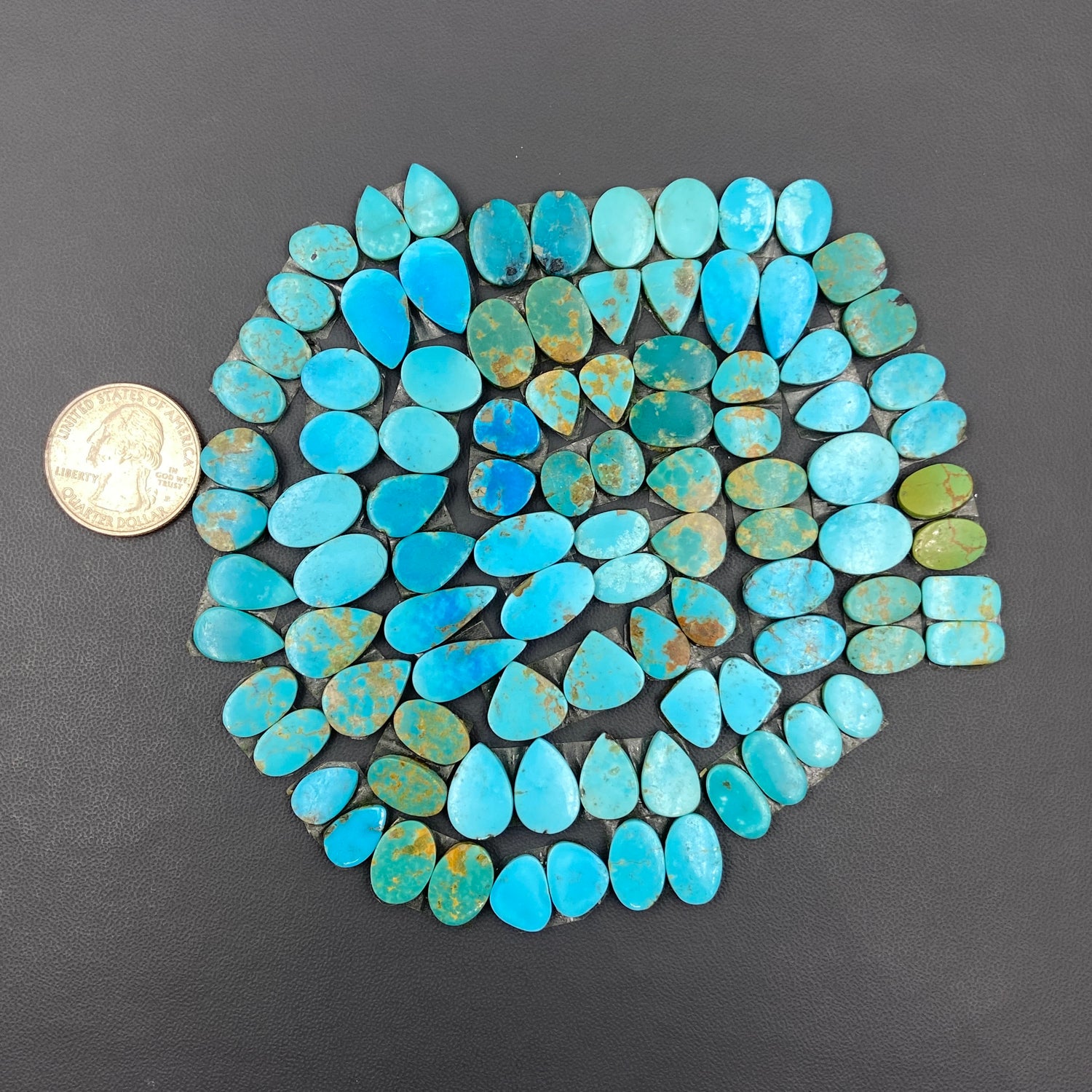 Sonoran Mountain Turquoise - Matching  Pairs - Wholesale Lot - 48 Pair