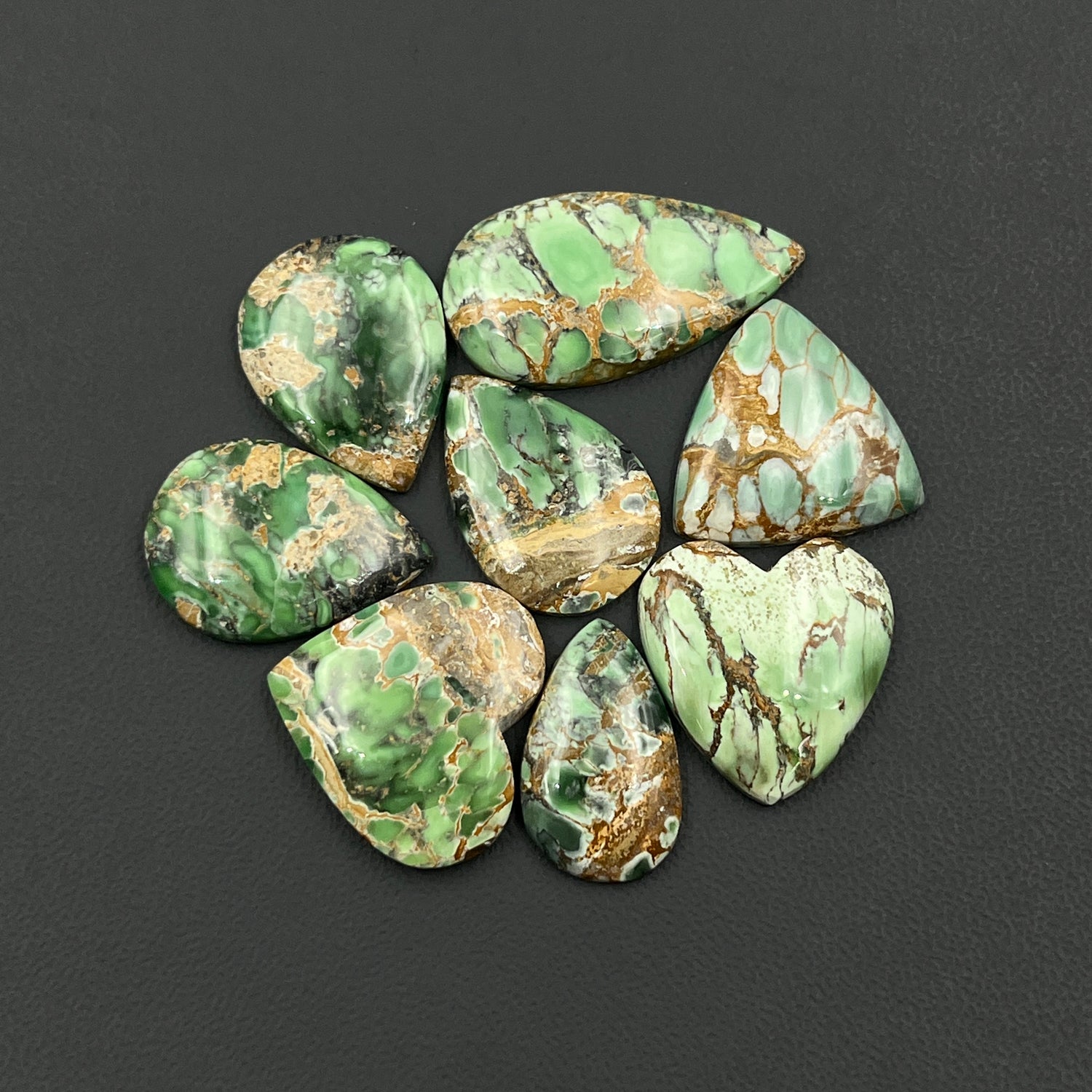 Australian Variscite Cabochon Natural Gemstone Wholesale Lot
