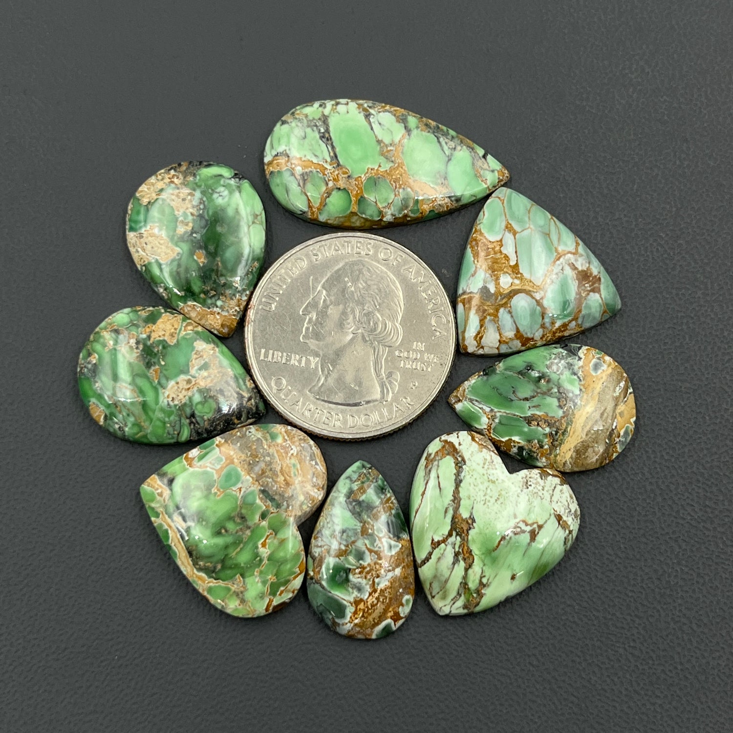Australian Variscite Cabochon Natural Gemstone Wholesale Lot