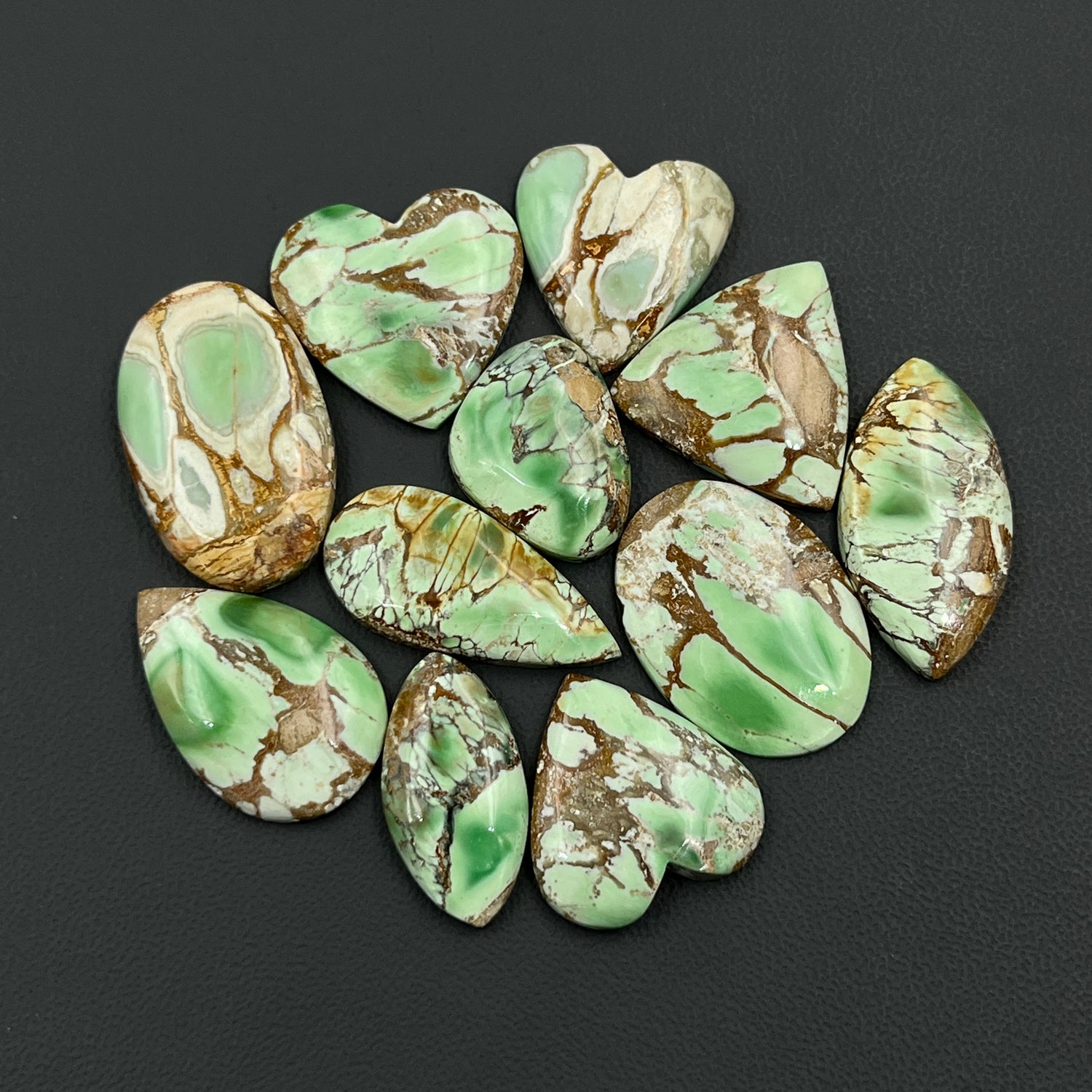 Australian Variscite Cabochon Natural Gemstone Wholesale Lot