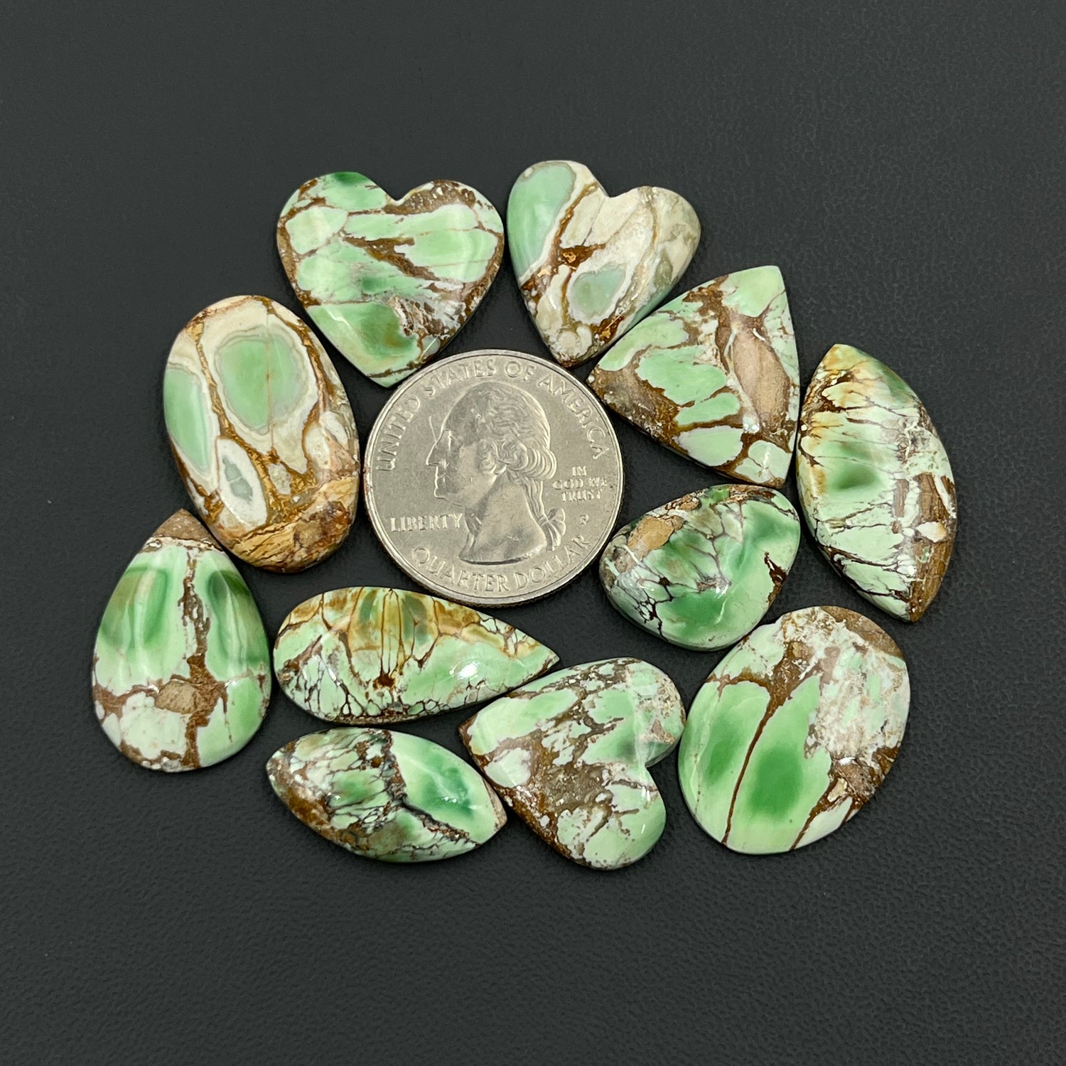 Australian Variscite Cabochon Natural Gemstone Wholesale Lot