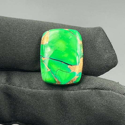 Kingman Forest Green Dahlia - Loose Cab - Baguette