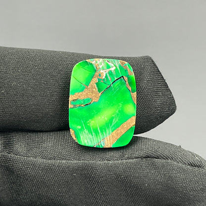 Kingman Forest Green Dahlia - Loose Cab - Baguette