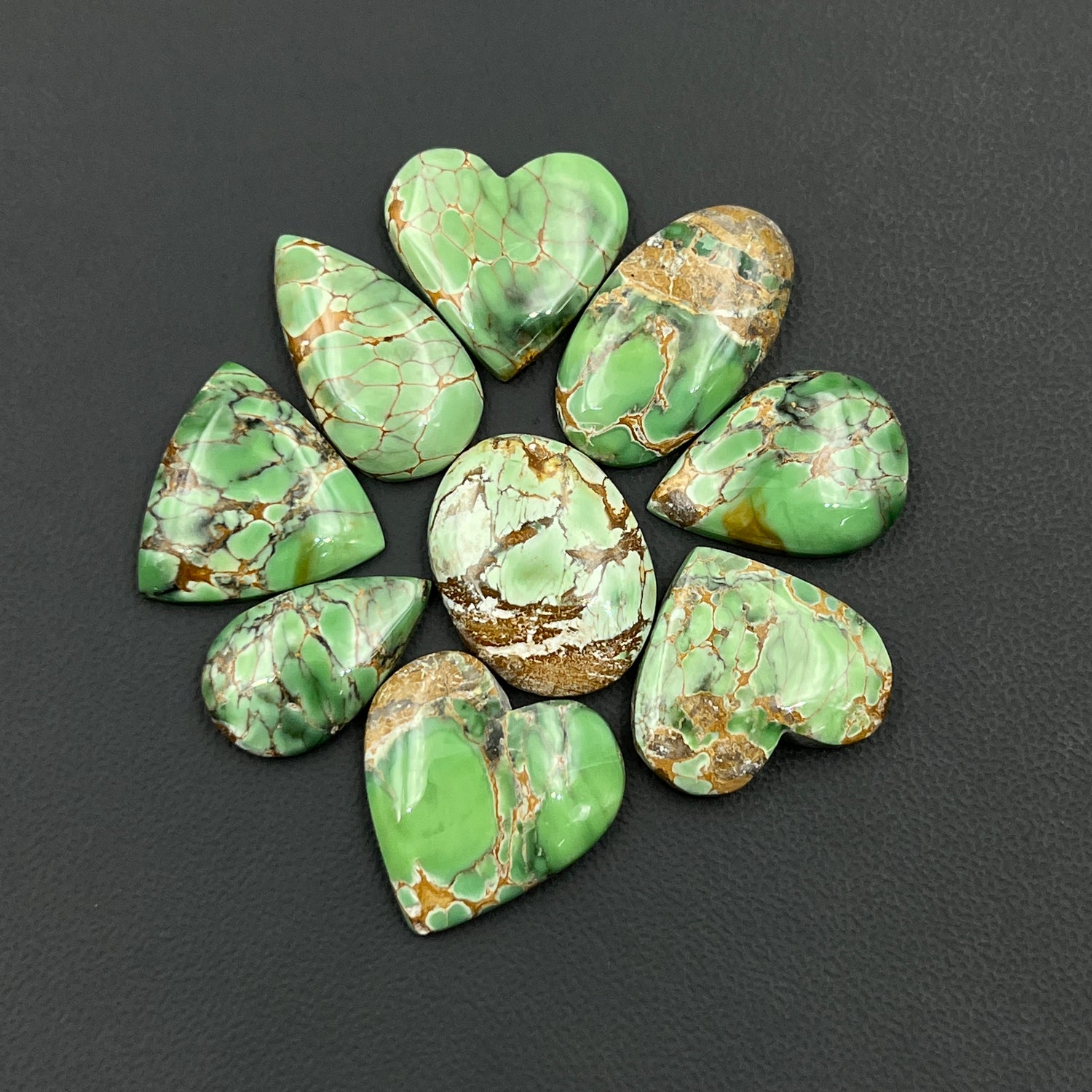 Australian Variscite Cabochon Natural Gemstone Wholesale Lot
