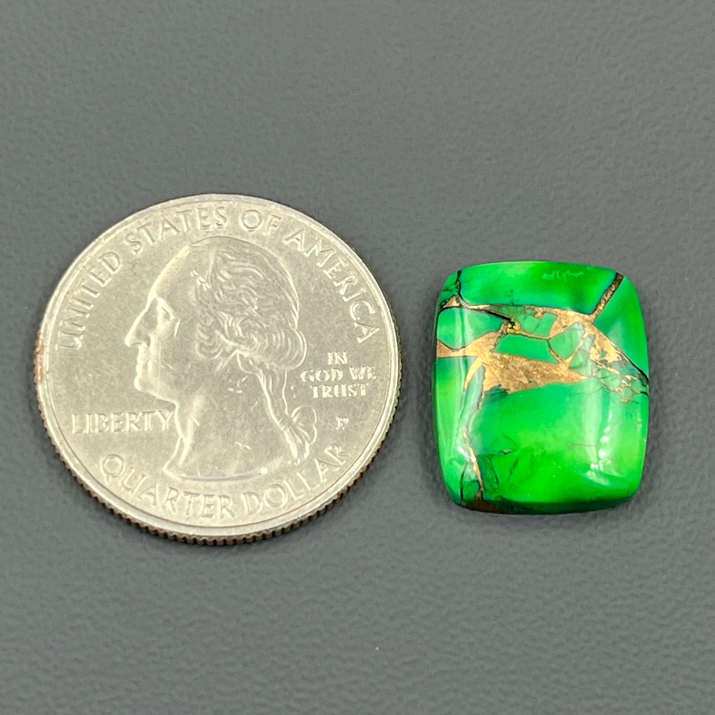 Kingman Forest Green Dahlia - Loose Cab - Baguette