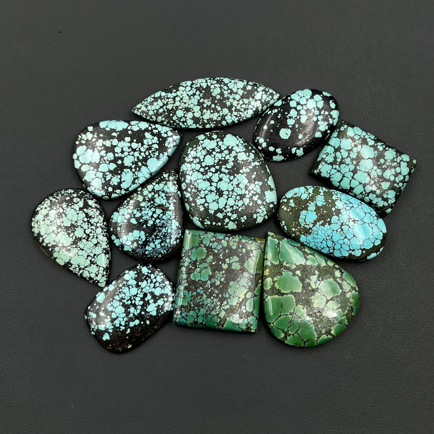 Hubei Turquoise Cabochon Wholesale Lot