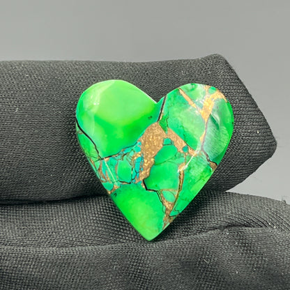 Kingman Forest Green Dahlia - Loose Cab - Heart