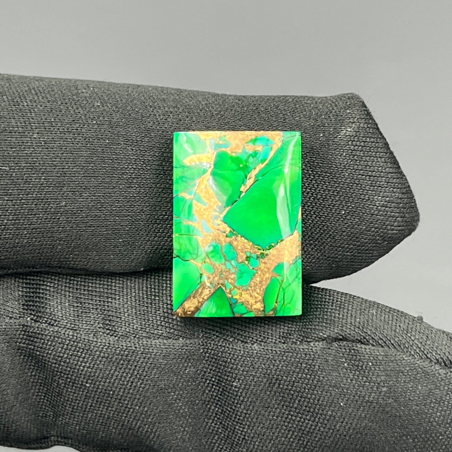 Kingman Forest Green Dahlia - Loose Cab - Baguette