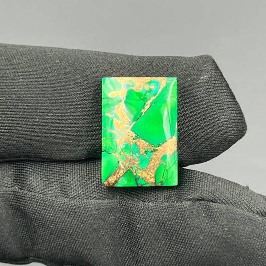Kingman Forest Green Dahlia - Loose Cab - Baguette