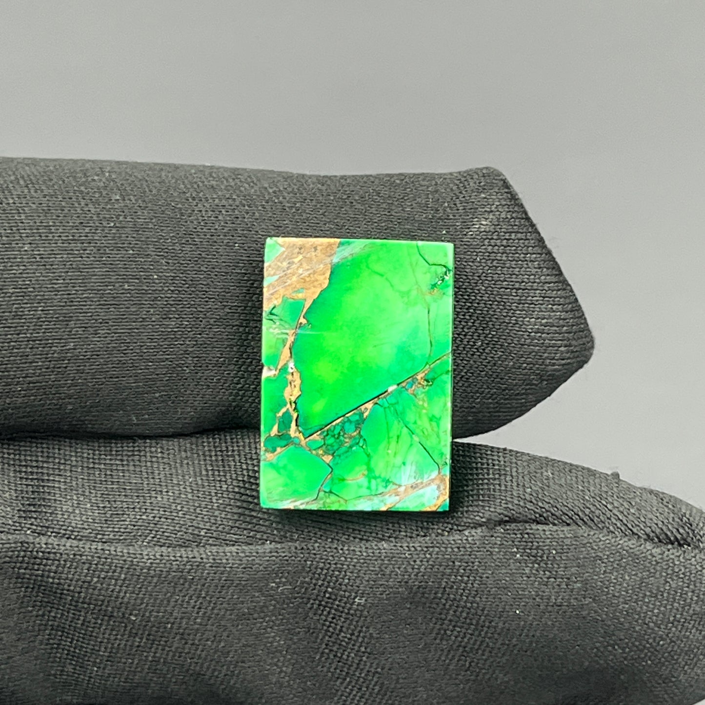 Kingman Forest Green Dahlia - Loose Cab - Baguette