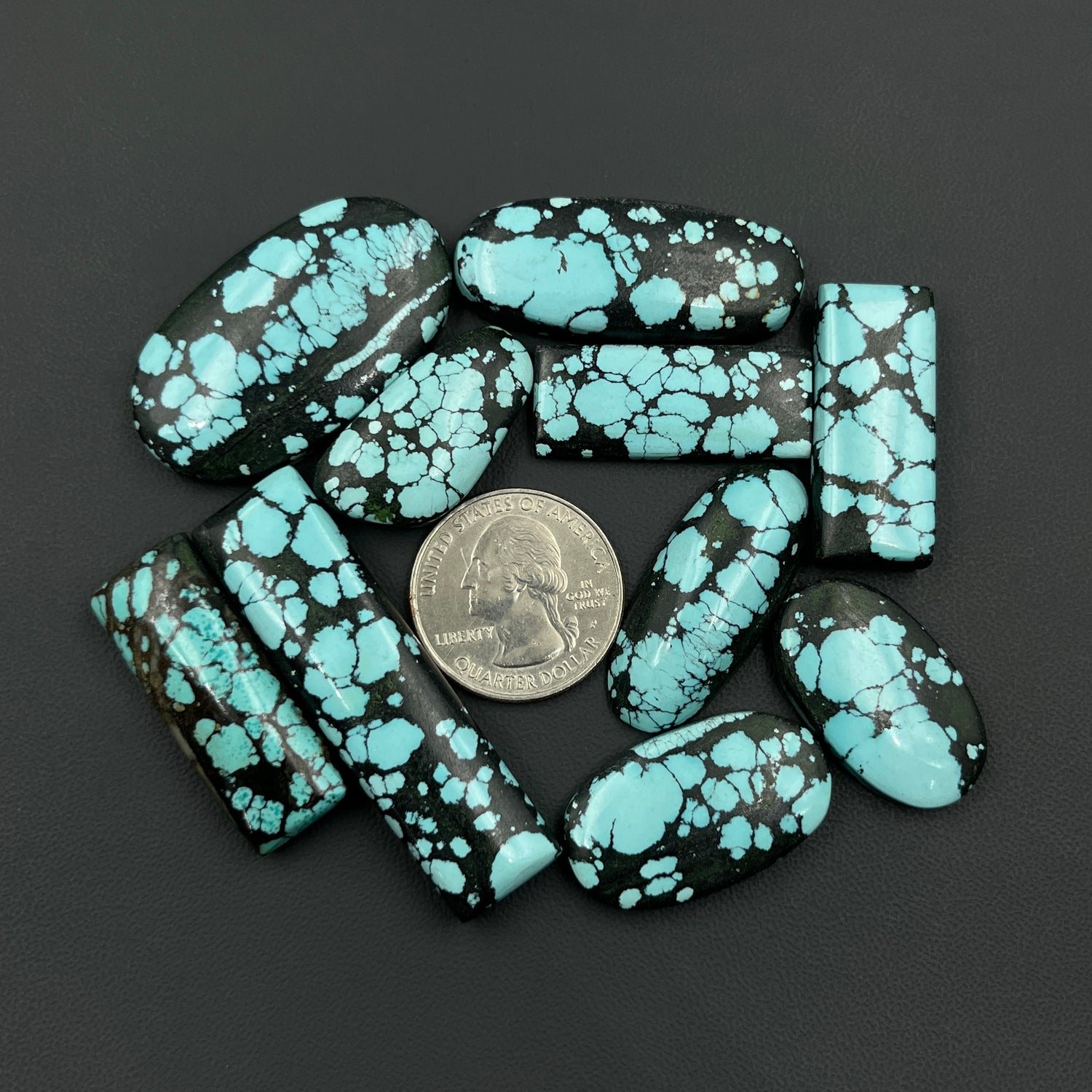 Hubei Turquoise Cabochon Wholesale Lot