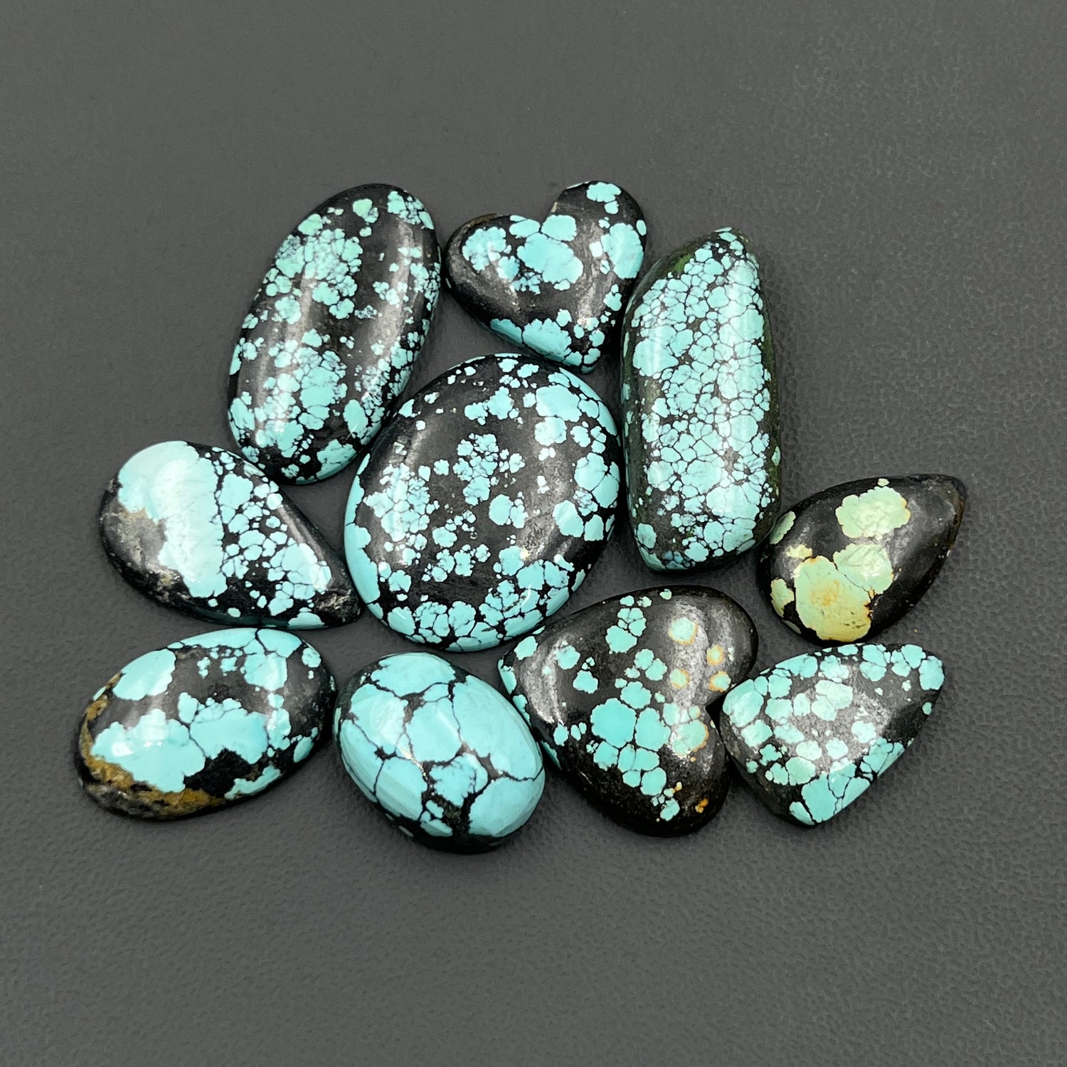 Hubei Turquoise Cabochon Wholesale Lot