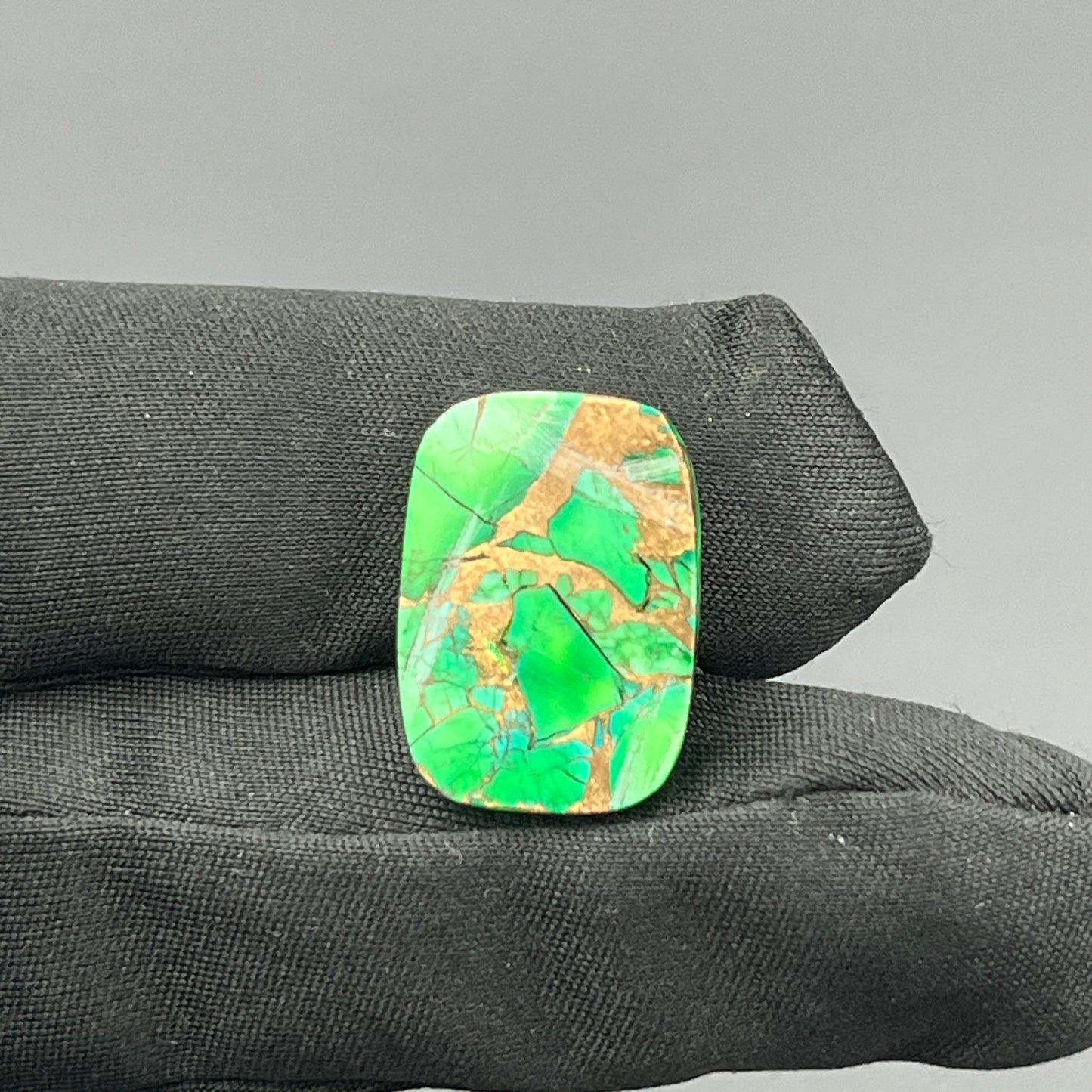 Kingman Forest Green Dahlia - Loose Cab - Baguette