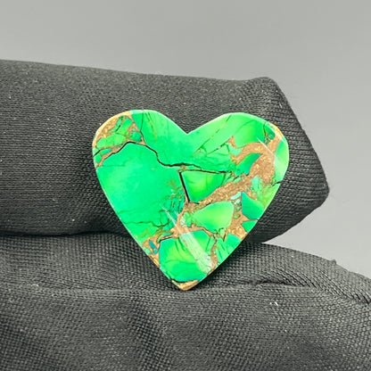 Kingman Forest Green Dahlia - Loose Cab - Heart