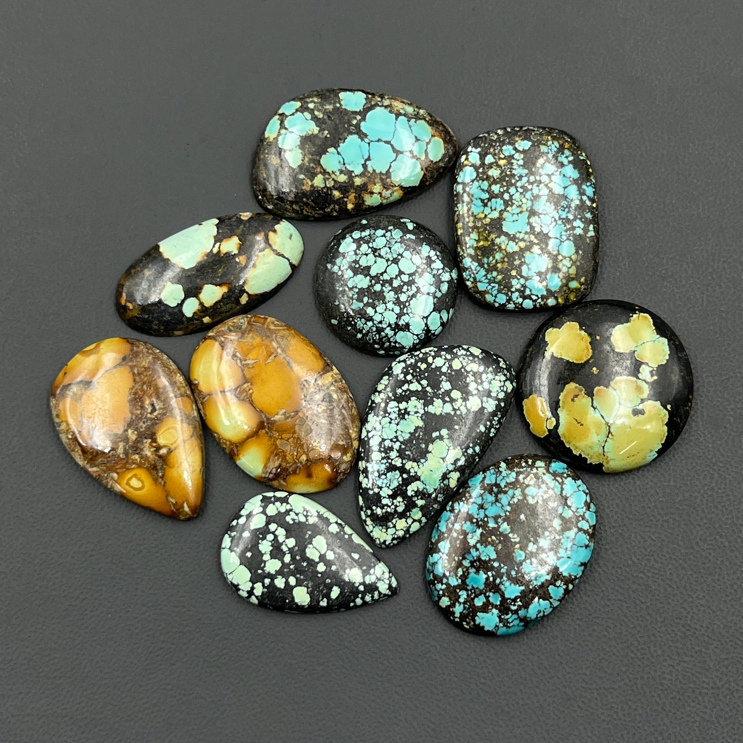 Hubei Turquoise Cabochon Wholesale Lot