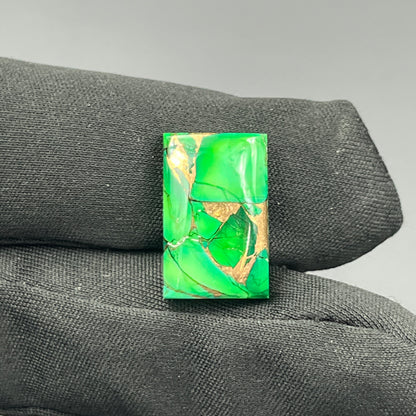 Kingman Forest Green Dahlia - Loose Cab - Baguette