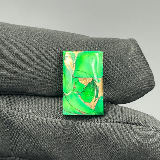 Kingman Forest Green Dahlia - Loose Cab - Baguette