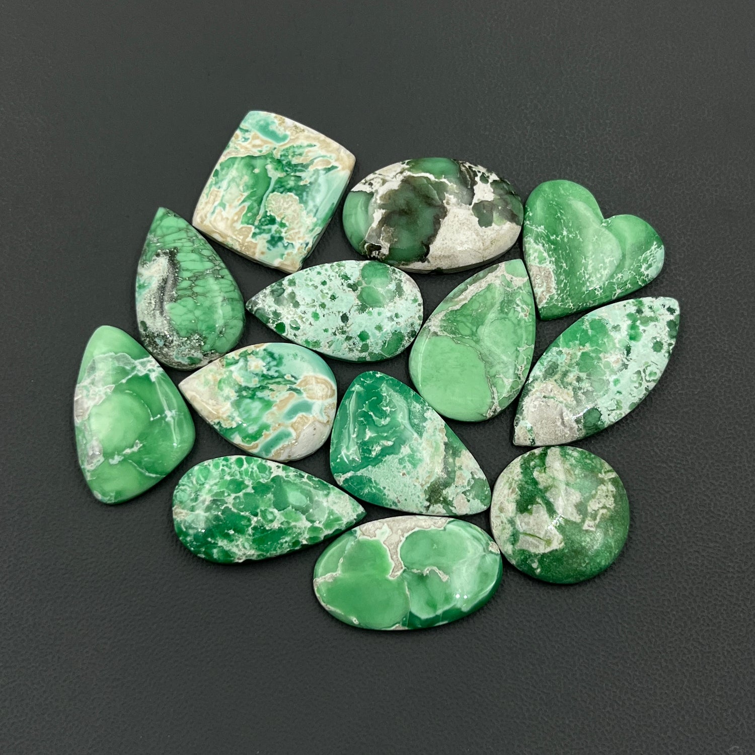 Australian Variscite Cabochon Natural Gemstone Wholesale Lot