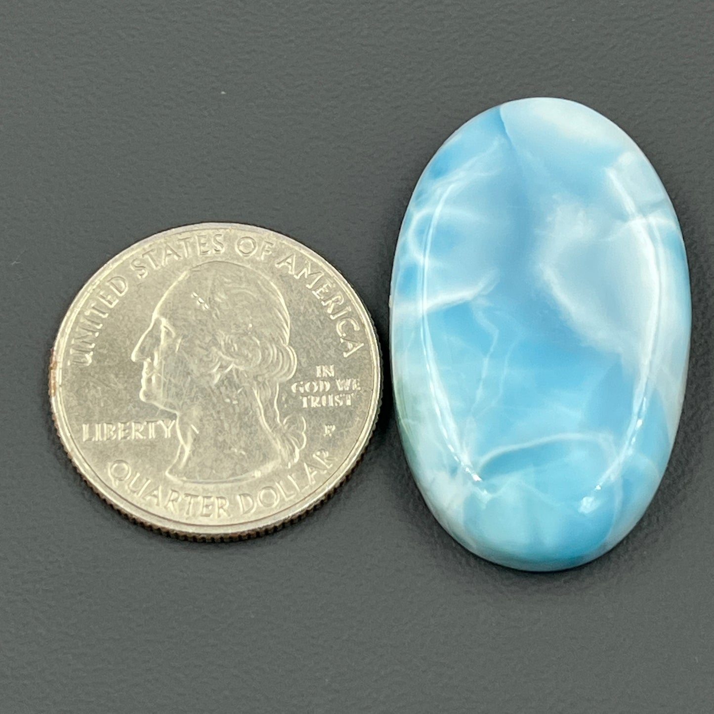 Top Quality Larimar- Loose Cabochon - Oval