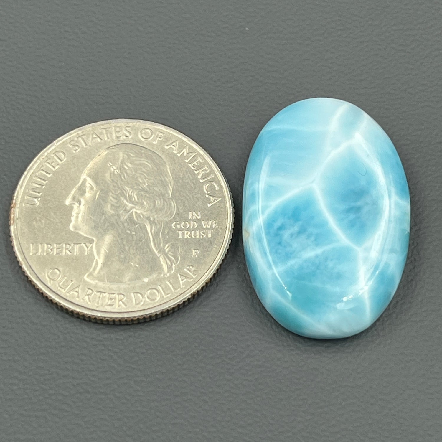 Top Quality Larimar- Loose Cabochon - Oval