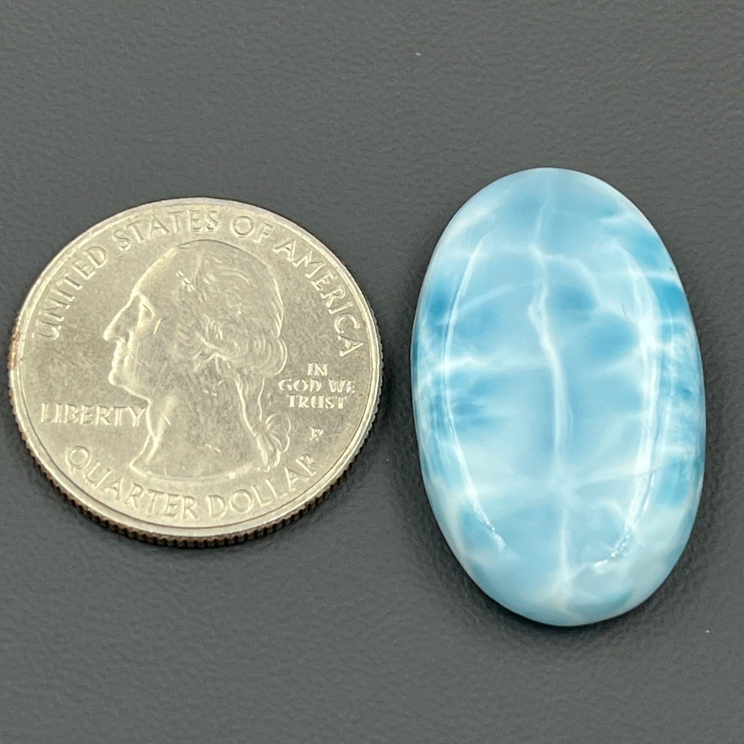 Top Quality Larimar- Loose Cabochon - Oval