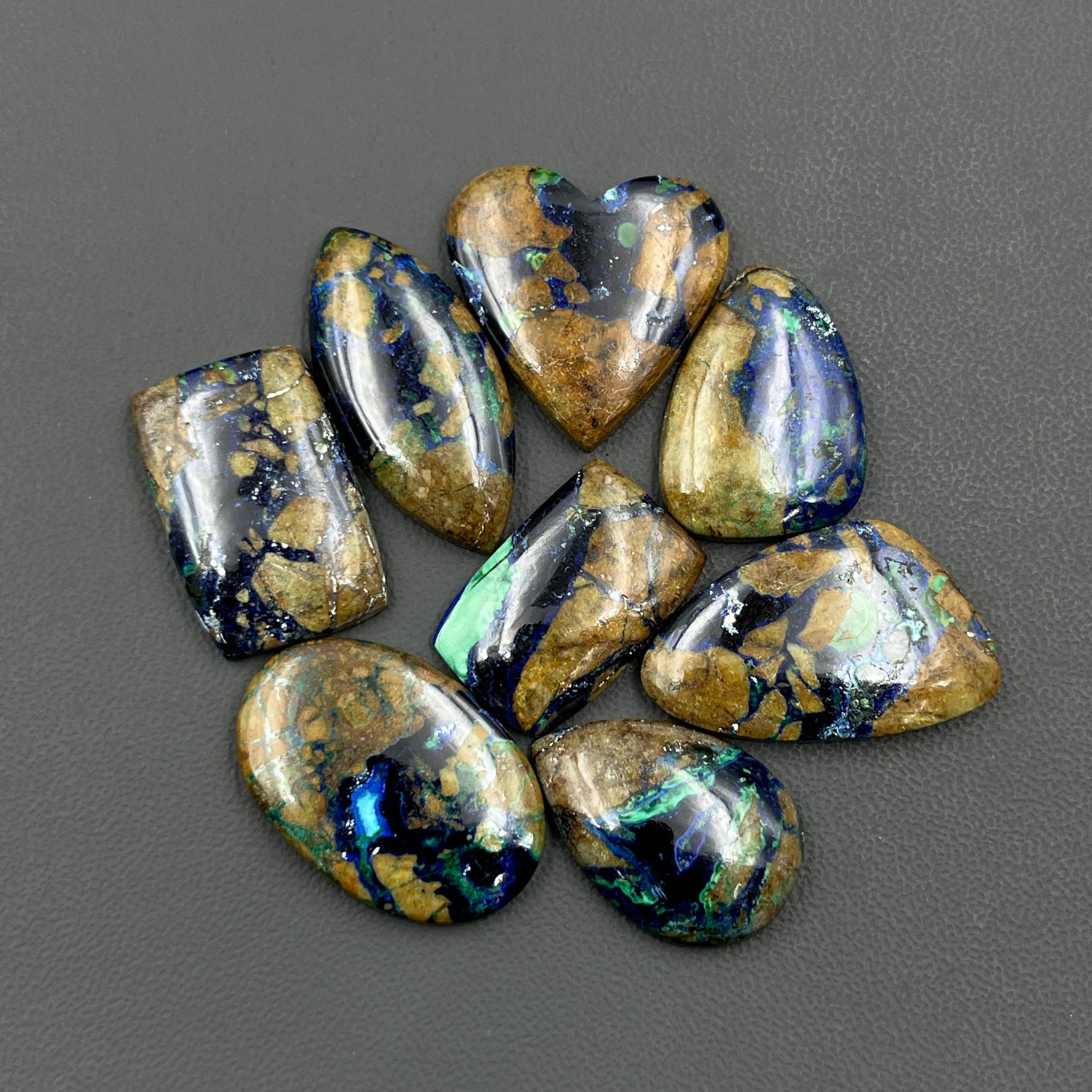 Natural Azurite Cabochon Wholesale Lot