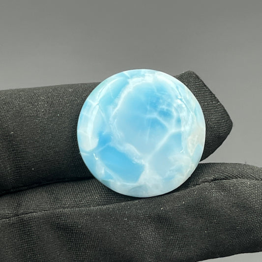 Top Quality Larimar- Loose Cabochon - Round