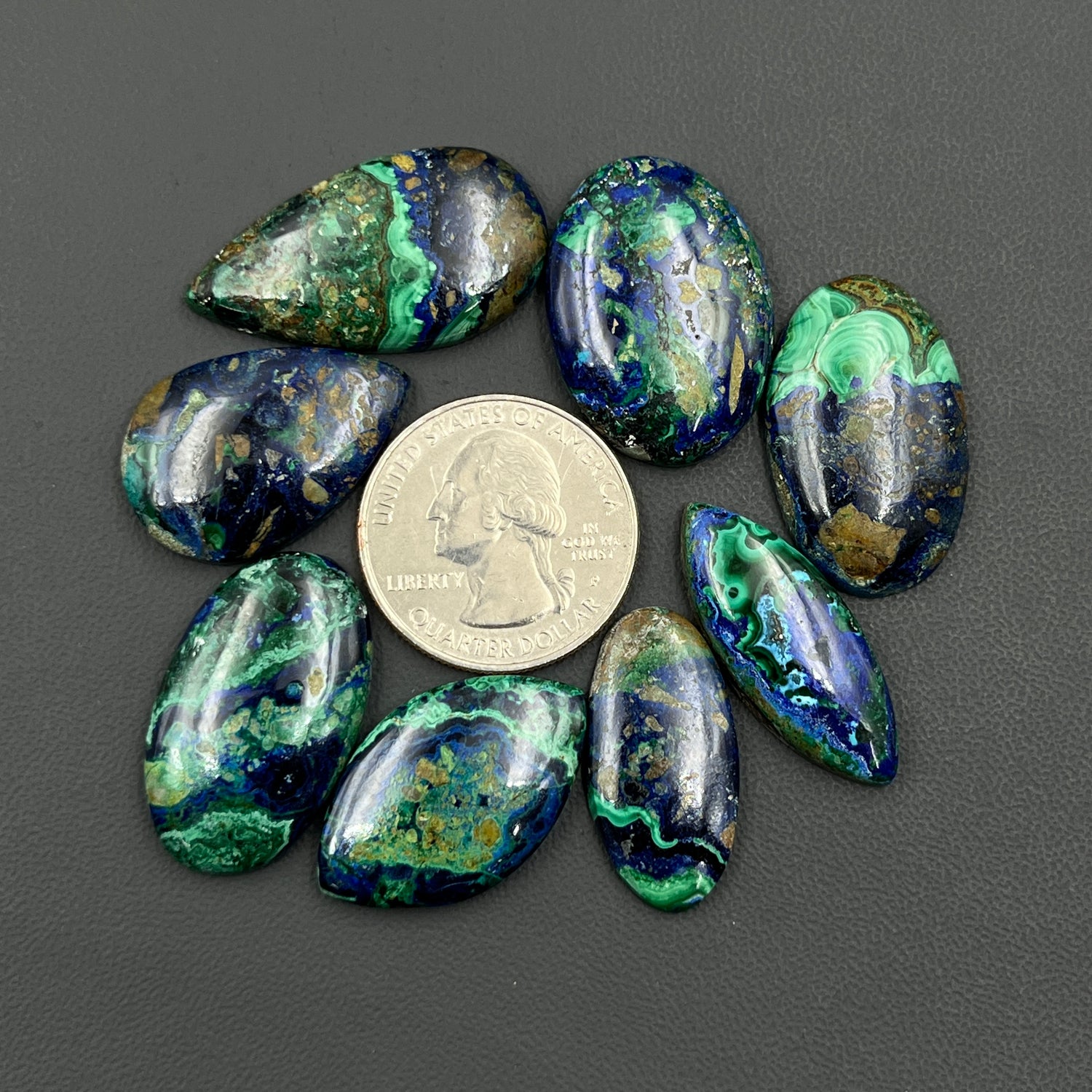 Natural Azurite Cabochon Wholesale Lot