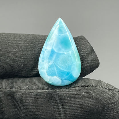 Top Quality Larimar- Loose Cabochon - Teardrop