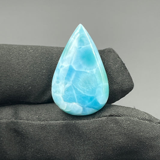 Top Quality Larimar- Loose Cabochon - Teardrop