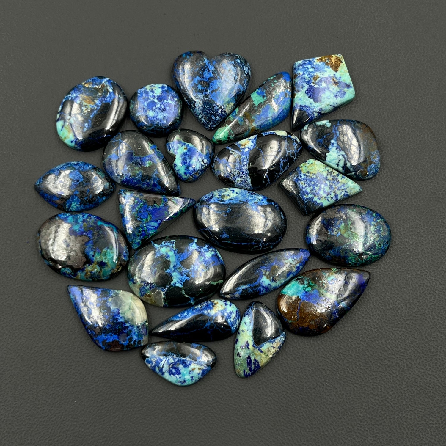 Natural Azurite Cabochon Wholesale Lot