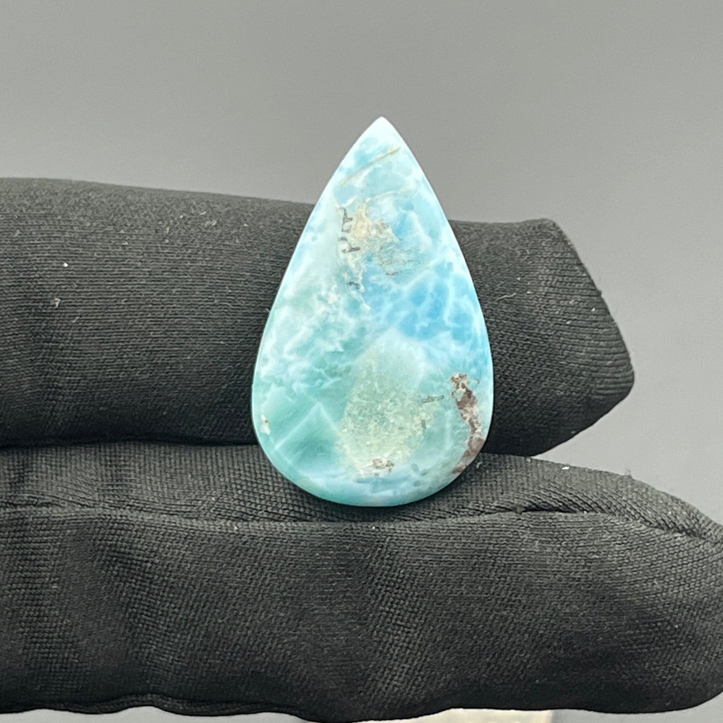 Top Quality Larimar- Loose Cabochon - Teardrop