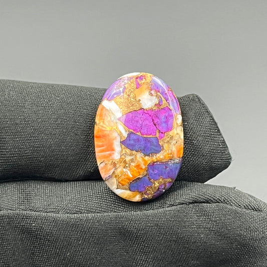 Kingman Purple Oyster Mohave - Loose Cab - Oval