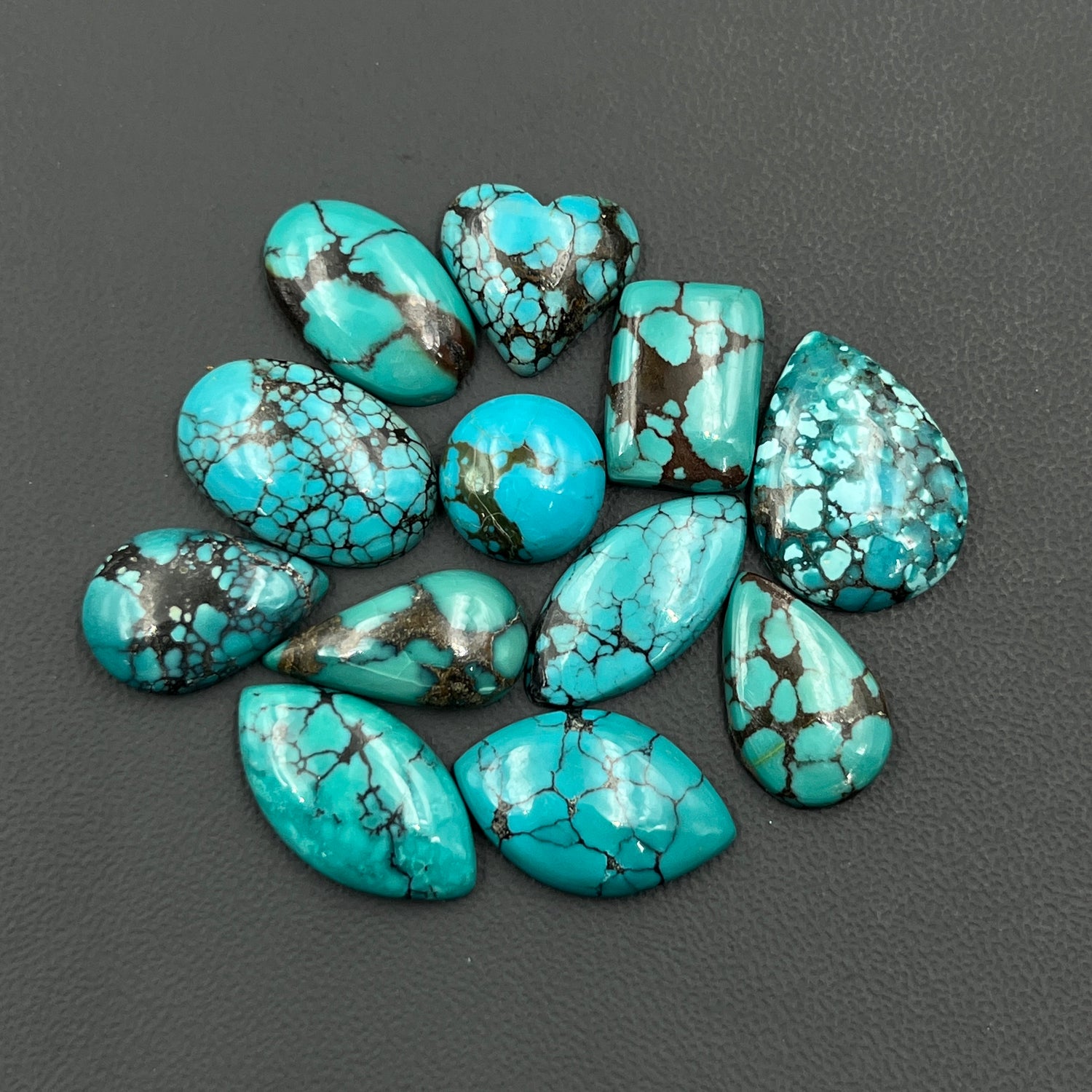 Hubei Turquoise Cabochon Wholesale Lot