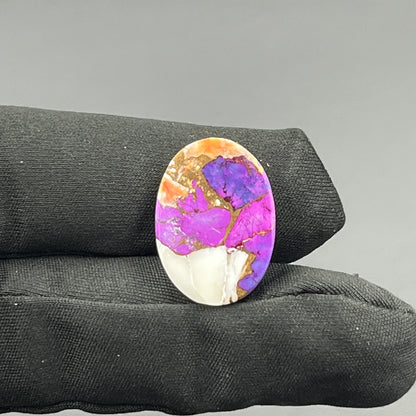 Kingman Purple Oyster Mohave - Loose Cab - Oval