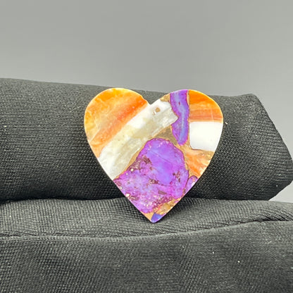 Kingman Purple Oyster Mohave - Loose Cab - Heart