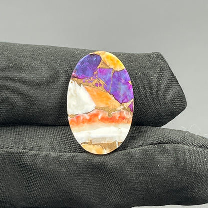 Kingman Purple Oyster Mohave - Loose Cab - Oval