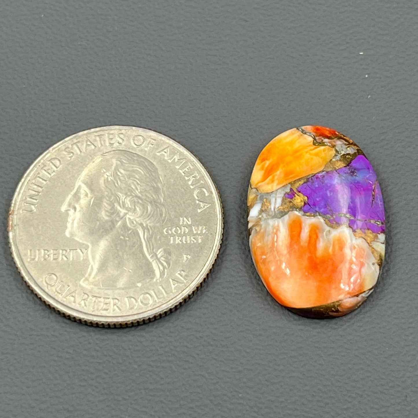 Kingman Purple Oyster Mohave - Loose Cab - Oval