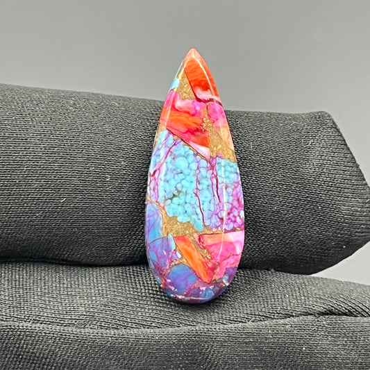 Kingman Pink Oyster Dahlia - Loose Cab - Teardrop