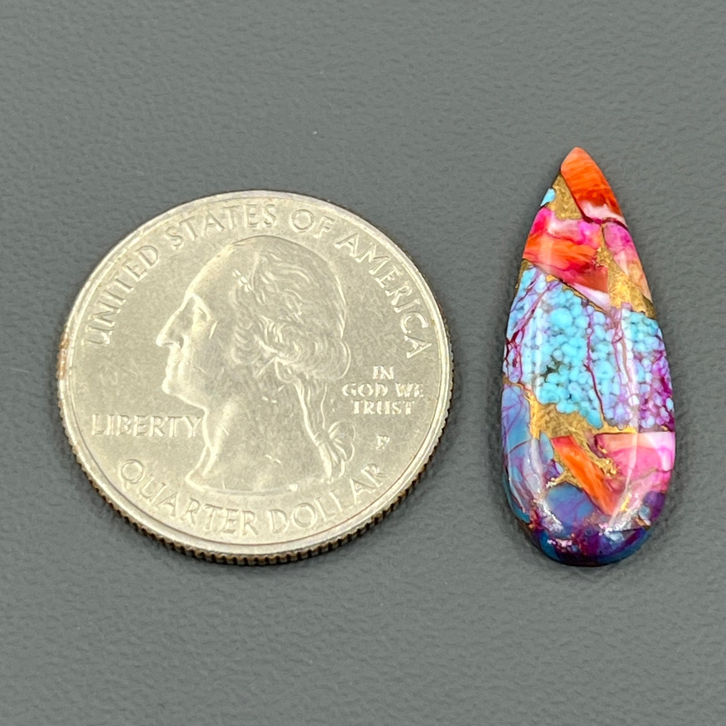 Kingman Pink Oyster Dahlia - Loose Cab - Teardrop