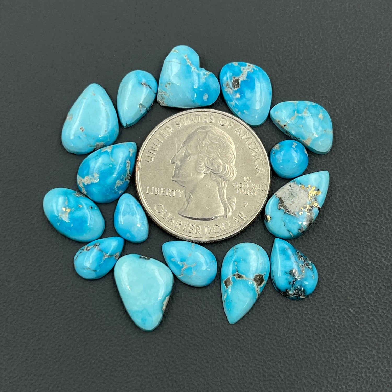 Blue Bird Turquoise Cabochon Wholesale Lot