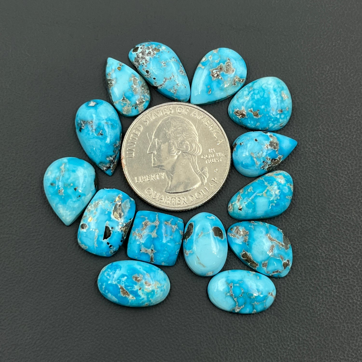Blue Bird Turquoise Cabochon Wholesale Lot