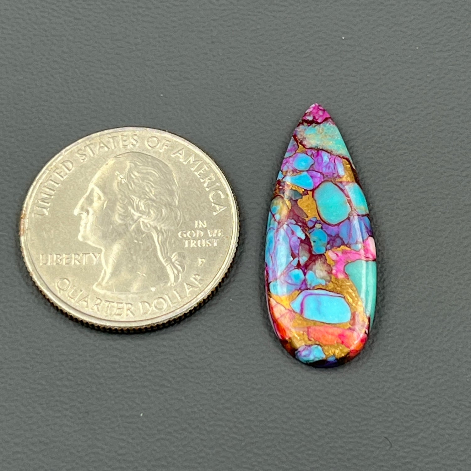 Kingman Pink Oyster Dahlia - Loose Cab - Teardrop