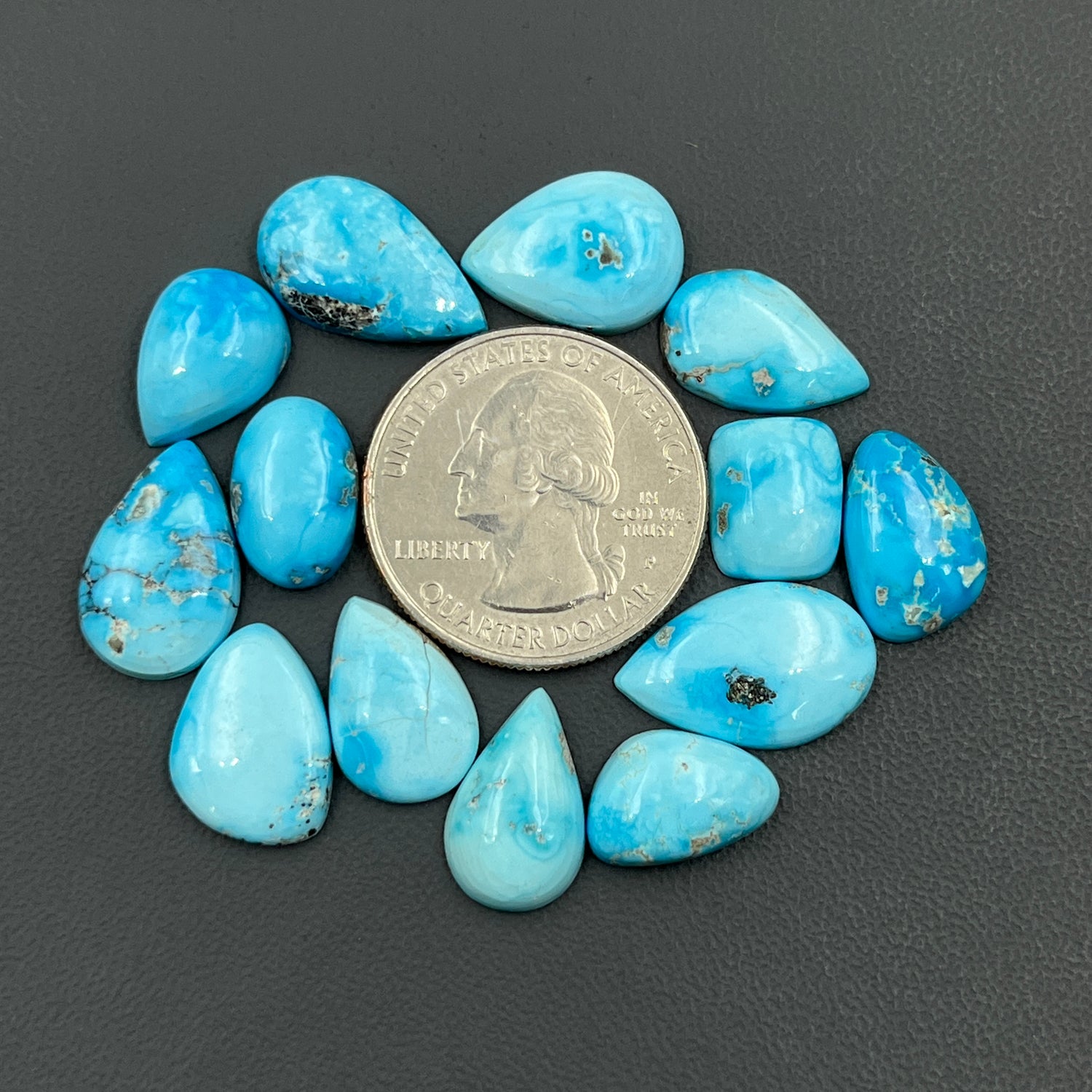 Blue Bird Turquoise Cabochon Wholesale Lot