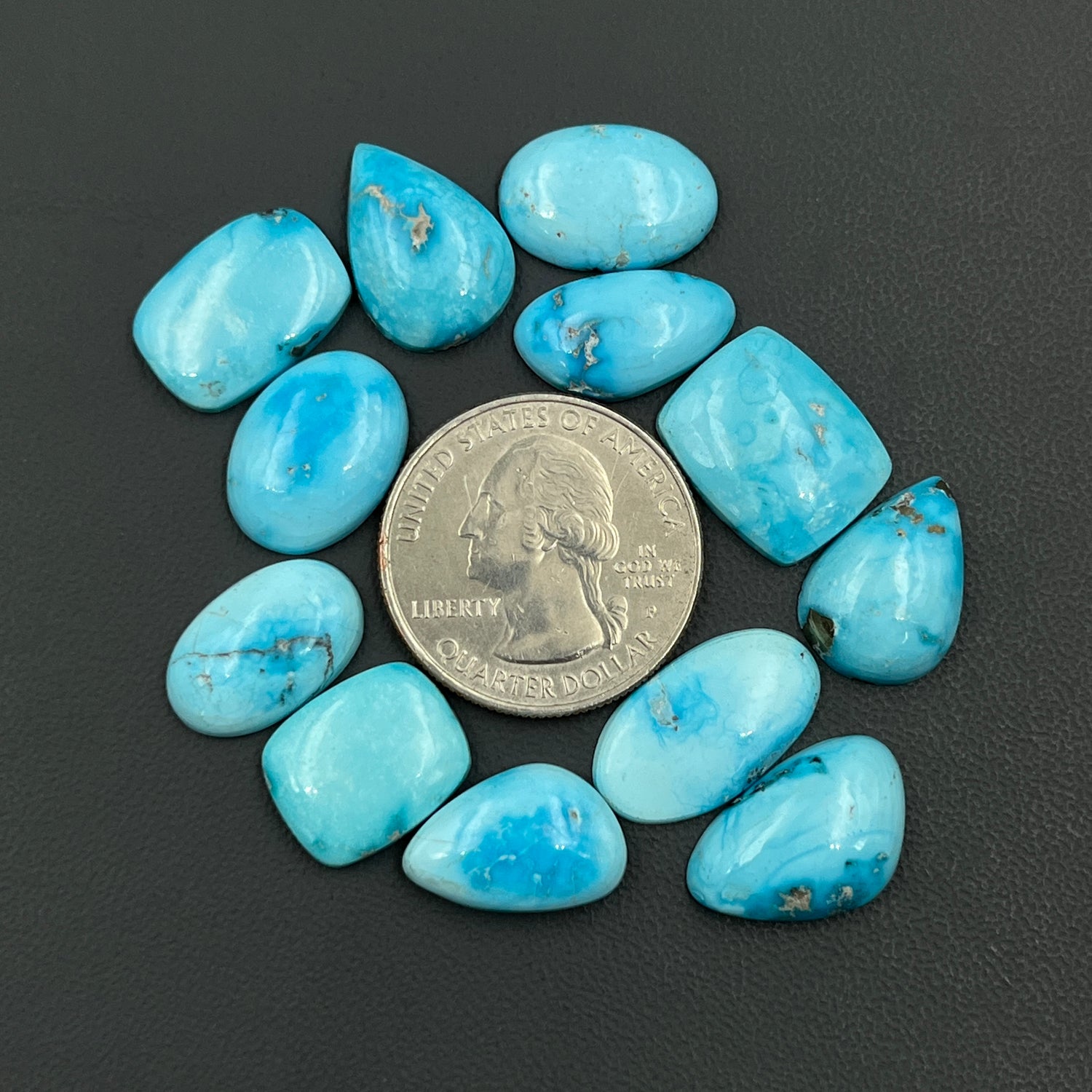 Blue Bird Turquoise Cabochon Wholesale Lot