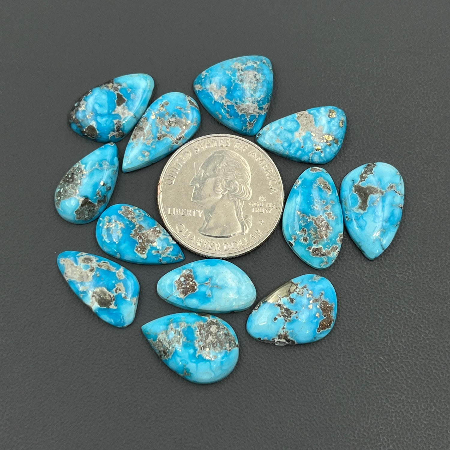Blue Bird Turquoise Cabochon Wholesale Lot