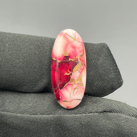 Kingman Red Rose Dahlia - Loose Cab -  Oval