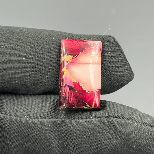 Kingman Red Rose Dahlia - Loose Cab -  Baguette